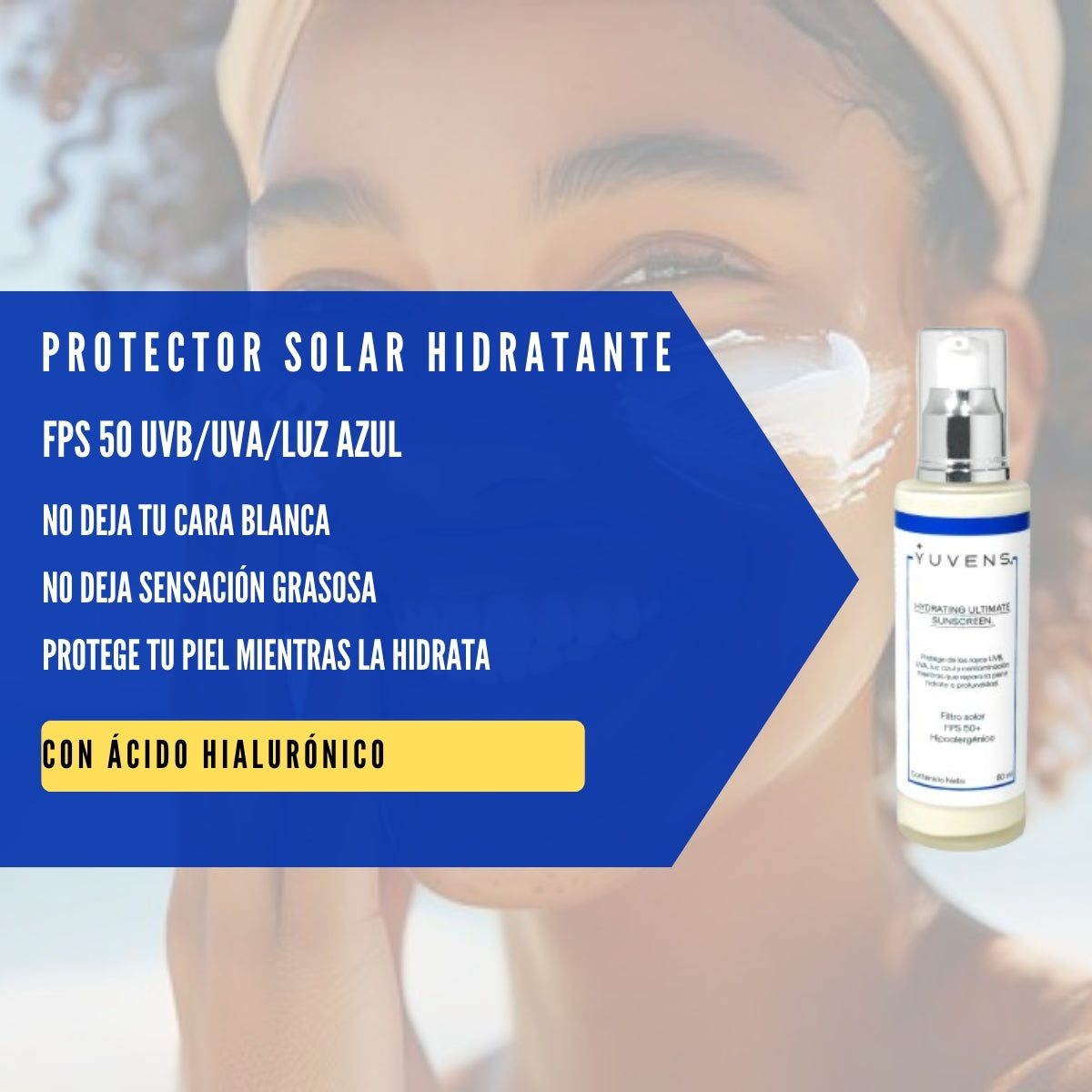 Protector Solar Facial Hidratante 50+ - Hydrating Ultimate Sunscreen