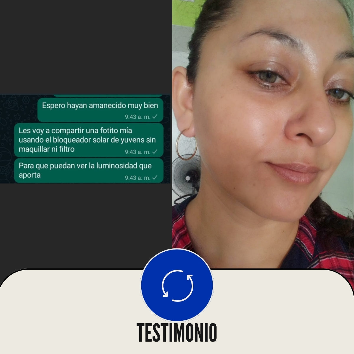 Kit protector solar hidratante y crema de péptidos