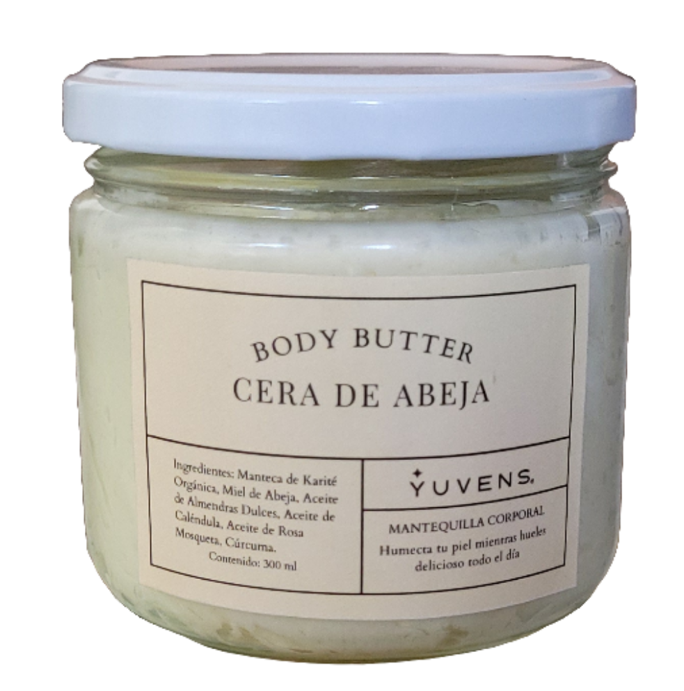 Body Butter con miel olor cera de abeja (Mantequilla Corporal)