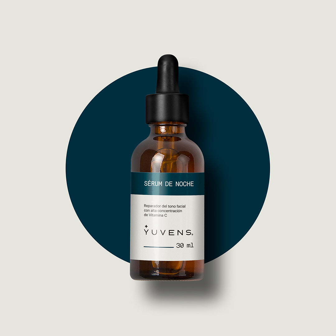 Sérum facial noche - ácido hialurónico y vitamina C