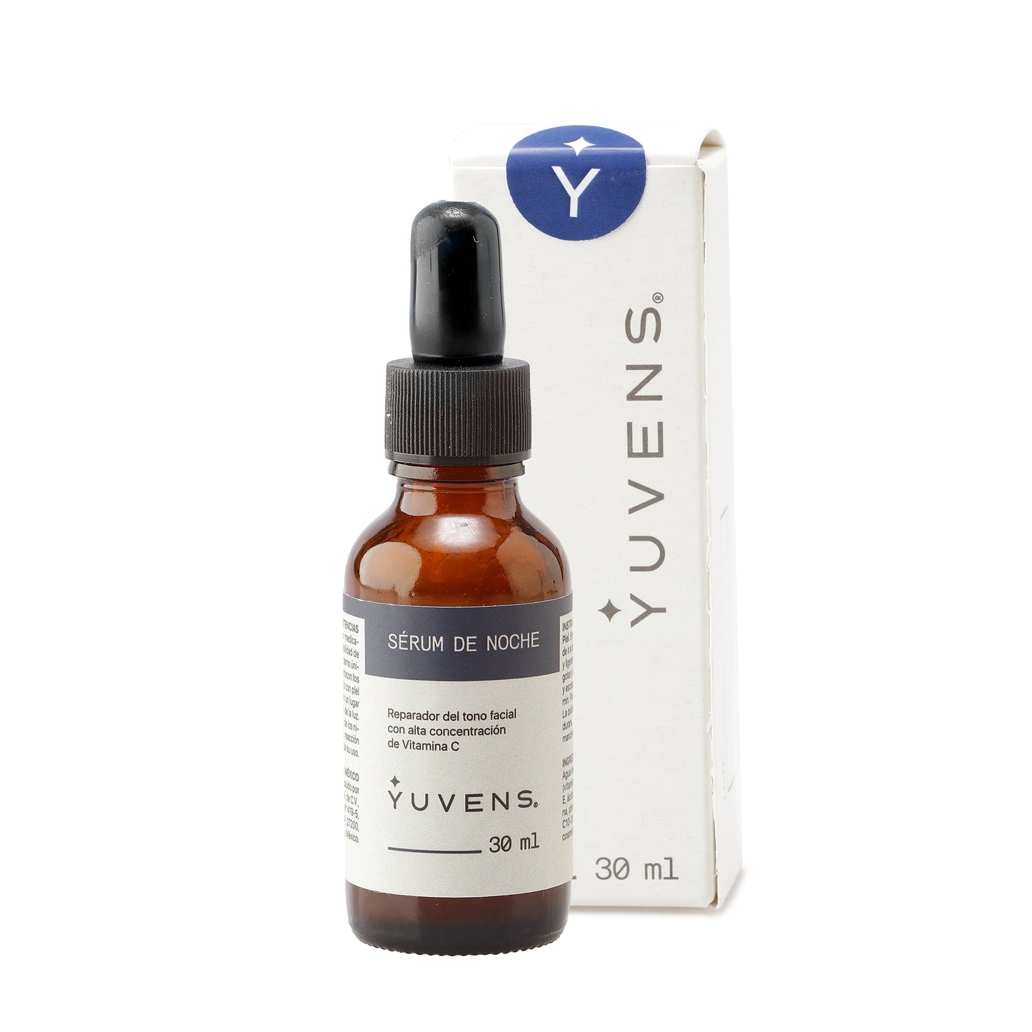 Sérum facial noche - ácido hialurónico y vitamina C