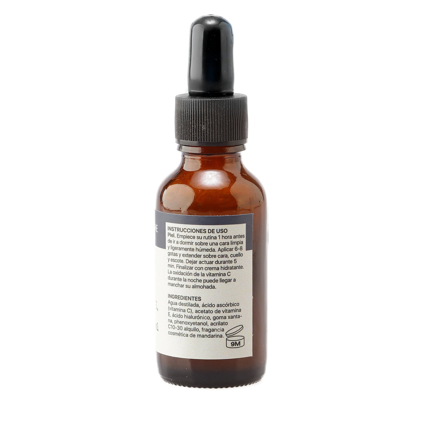 Sérum facial noche - ácido hialurónico y vitamina C