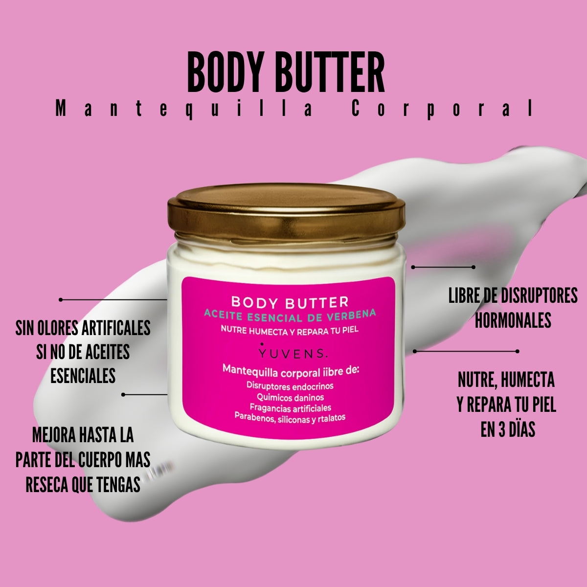 Body Butter Aceite Esencial de Verbena (Mantequilla Corporal)