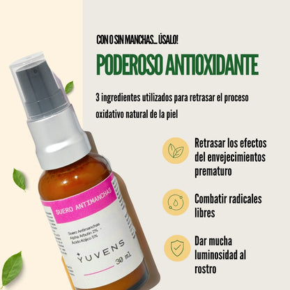 Sérum antimanchas alpha arbutina 2% + ácido kójico 5%