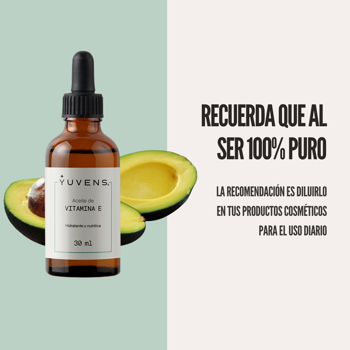 Aceite puro de Vitamina E (tocopherol) 100% puro uso tópico