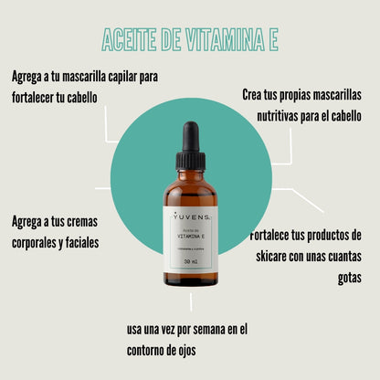 Aceite puro de Vitamina E (tocopherol) 100% puro uso tópico