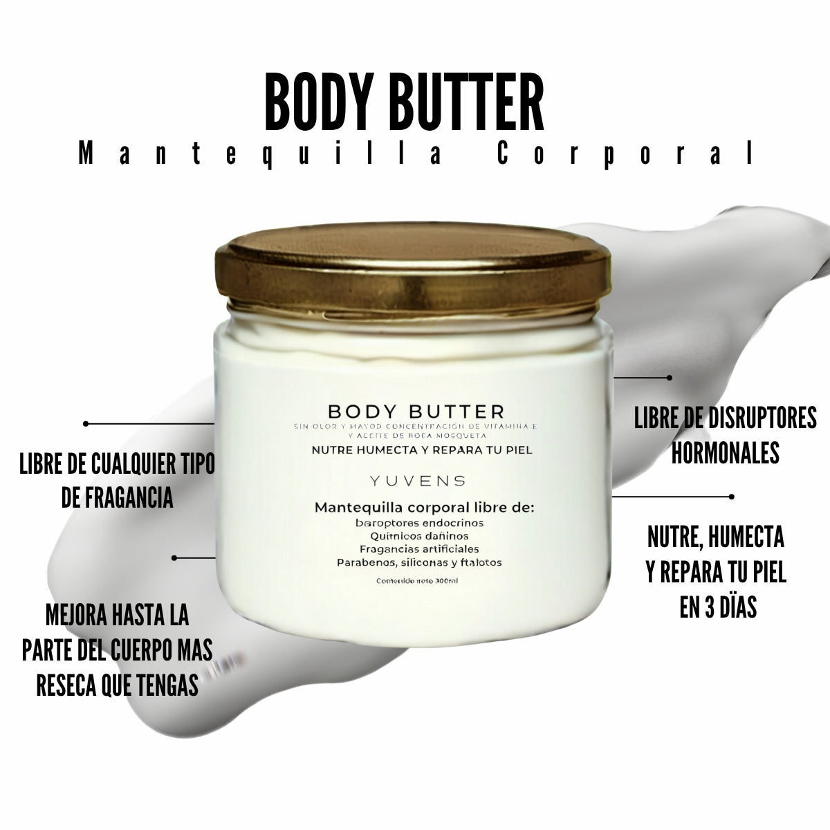 Body Butter Sin Olor (Mantequilla Corporal)