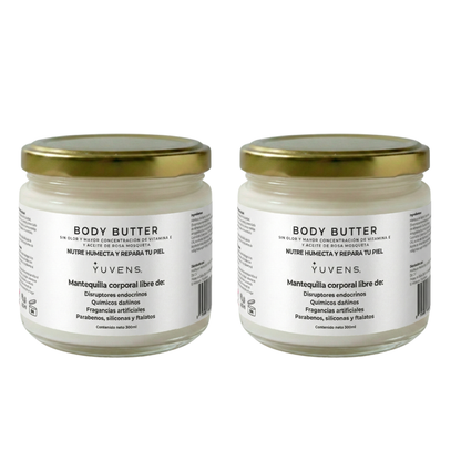 2 Body Butter Sin Olor (Mantequilla Corporal) Prevención de Estrías Embarazo