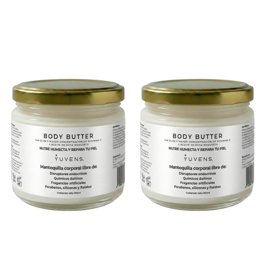 2 Body Butter Sin Olor (Mantequilla Corporal) Prevención de Estrías Embarazo
