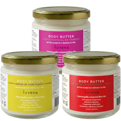 3 BODY BUTTERS