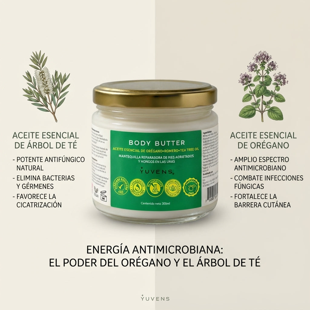Body Butter Regeneradora de pies y Hongos en las uñas