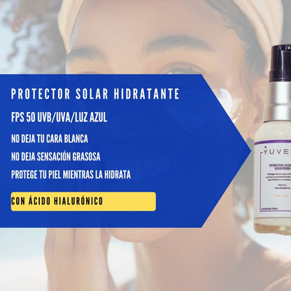 Protector Solar Hidratante 2 en 1 para todo tipo de piel-30 ml- Pocket size