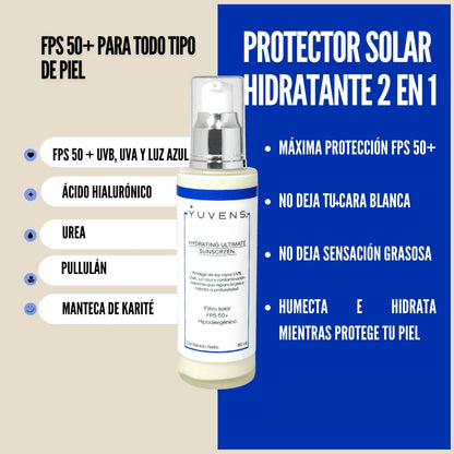 Protector Solar Facial Hidratante 50+ - Hydrating Ultimate Sunscreen