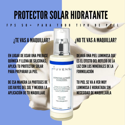 Protector Solar Facial Hidratante 50+ - Hydrating Ultimate Sunscreen