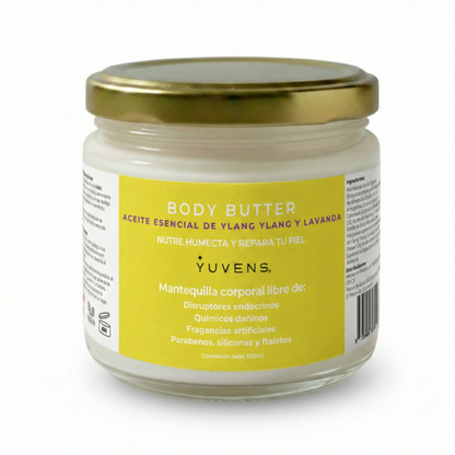 Body Butter Aceite Esencial de Ylang Ylang y Lavanda (Mantequilla Corporal)