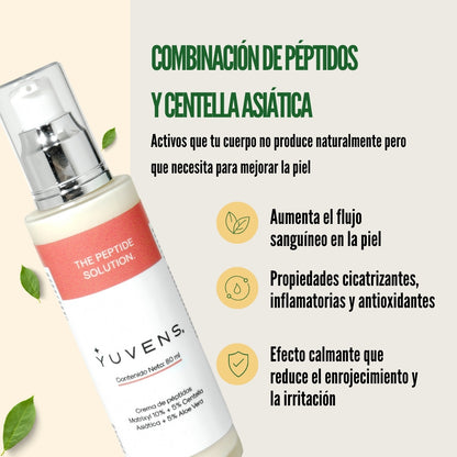 Kit protector solar hidratante y crema de péptidos