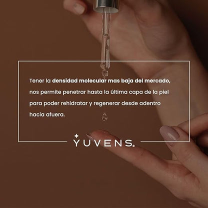 Sérum facial dia - ácido hialurónico 3% Colágeno, Elastina, Vitamina E, Aceite de Rosa Mosqueta y Aceite de Jojoba 30 ml