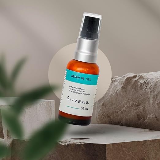 Sérum facial dia - ácido hialurónico 3% Colágeno, Elastina, Vitamina E, Aceite de Rosa Mosqueta y Aceite de Jojoba 30 ml