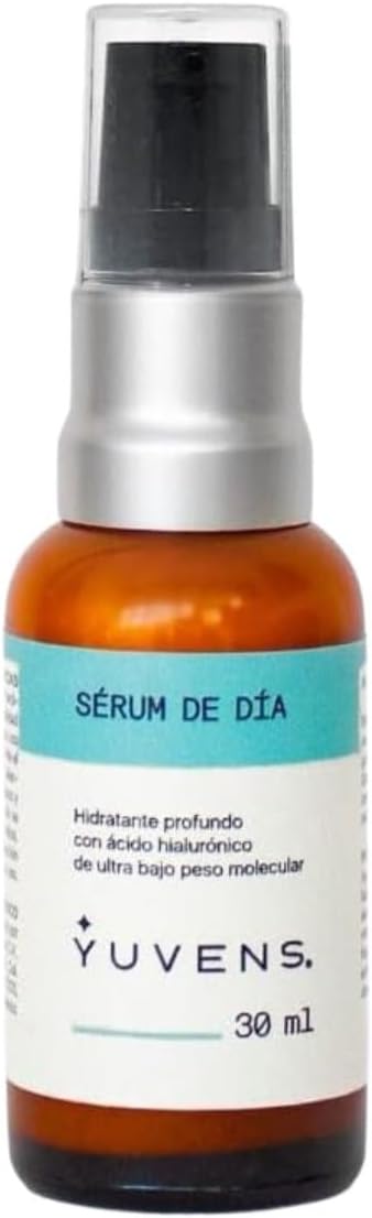 Sérum facial dia - ácido hialurónico 3% Colágeno, Elastina, Vitamina E, Aceite de Rosa Mosqueta y Aceite de Jojoba 30 ml