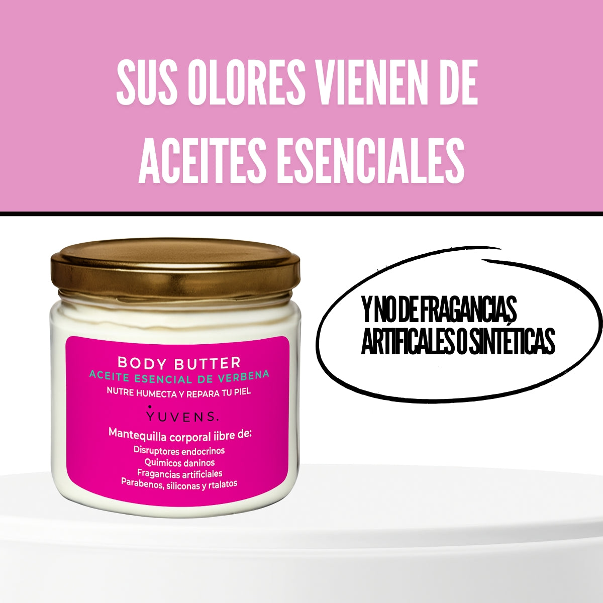 Body Butter Aceite Esencial de Verbena (Mantequilla Corporal)