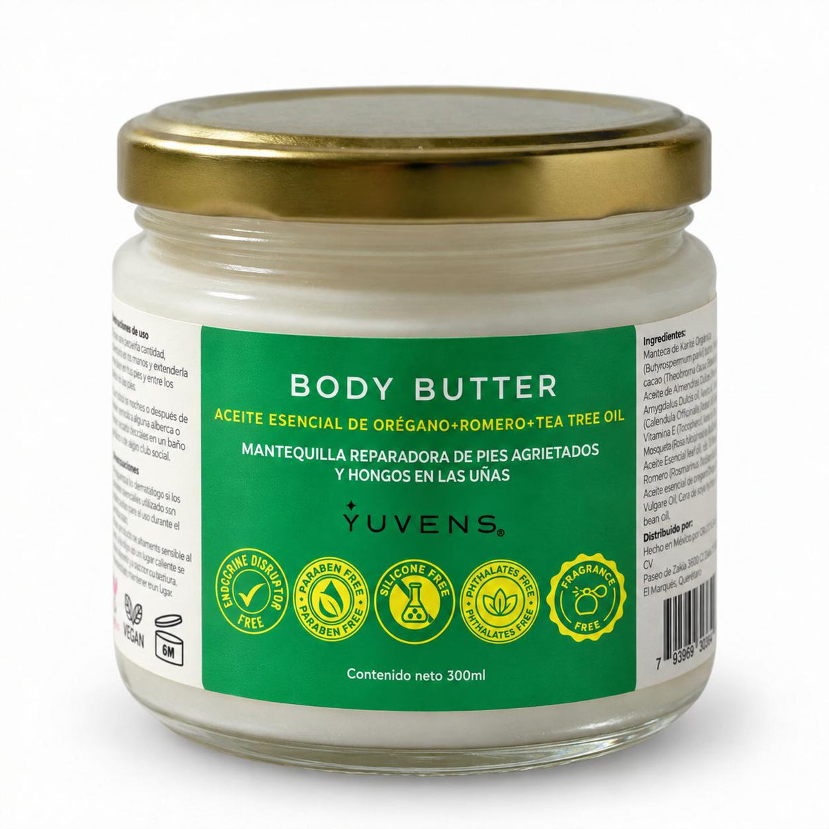 Body Butter Regeneradora de pies y Hongos en las uñas
