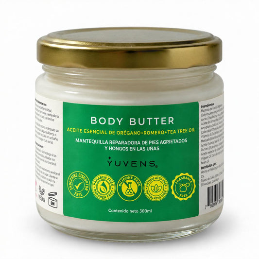 Body Butter Regeneradora de pies y Hongos en las uñas