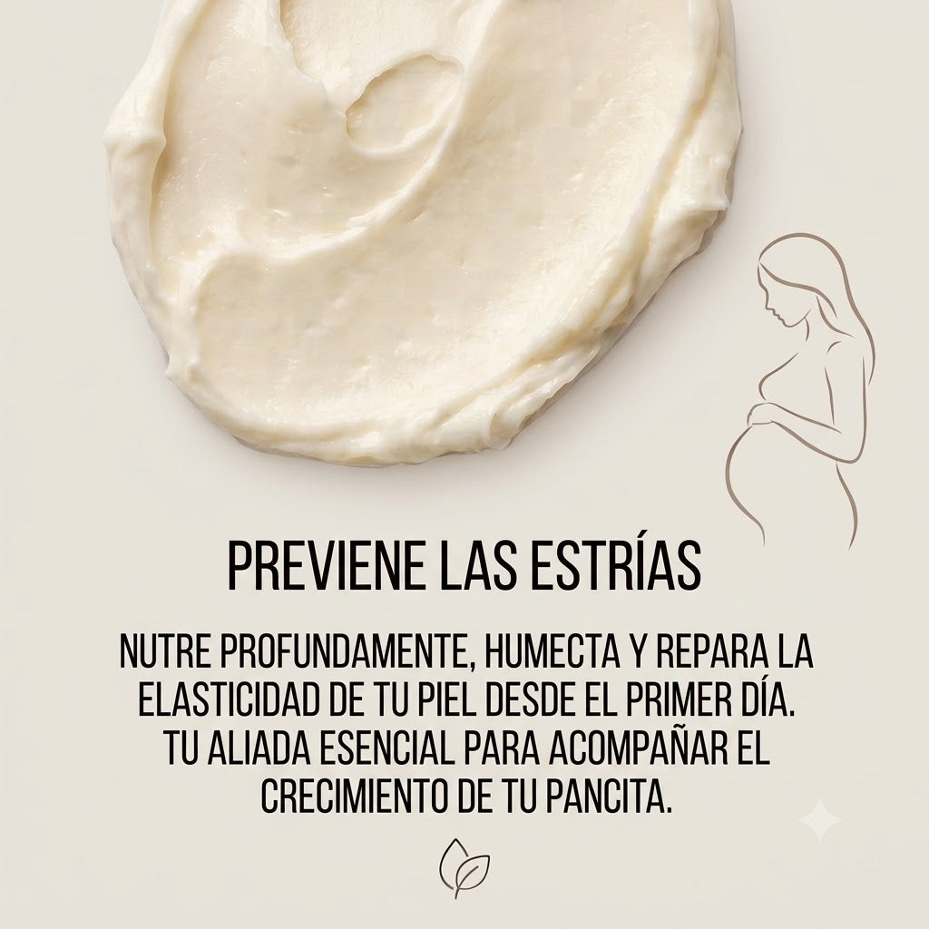 Body Butter Sin Olor (Mantequilla Corporal) Prevención de Estrías Embarazo