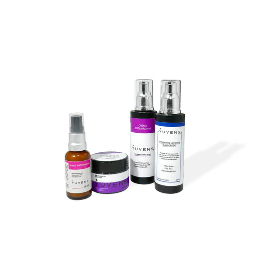 Kit Antimanchas despigmentante + bloqueador solar - melasma, paño, hiperpigmentación